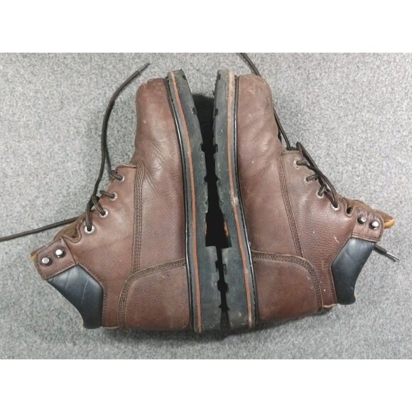 C.E. Schmidt Work Boot Men Size 12W Brown Leather Safety Steel Toe Waterproof main image 4